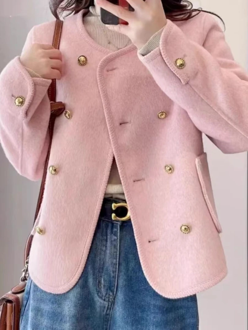 2402-DQ新款时尚气质小香风短款外套