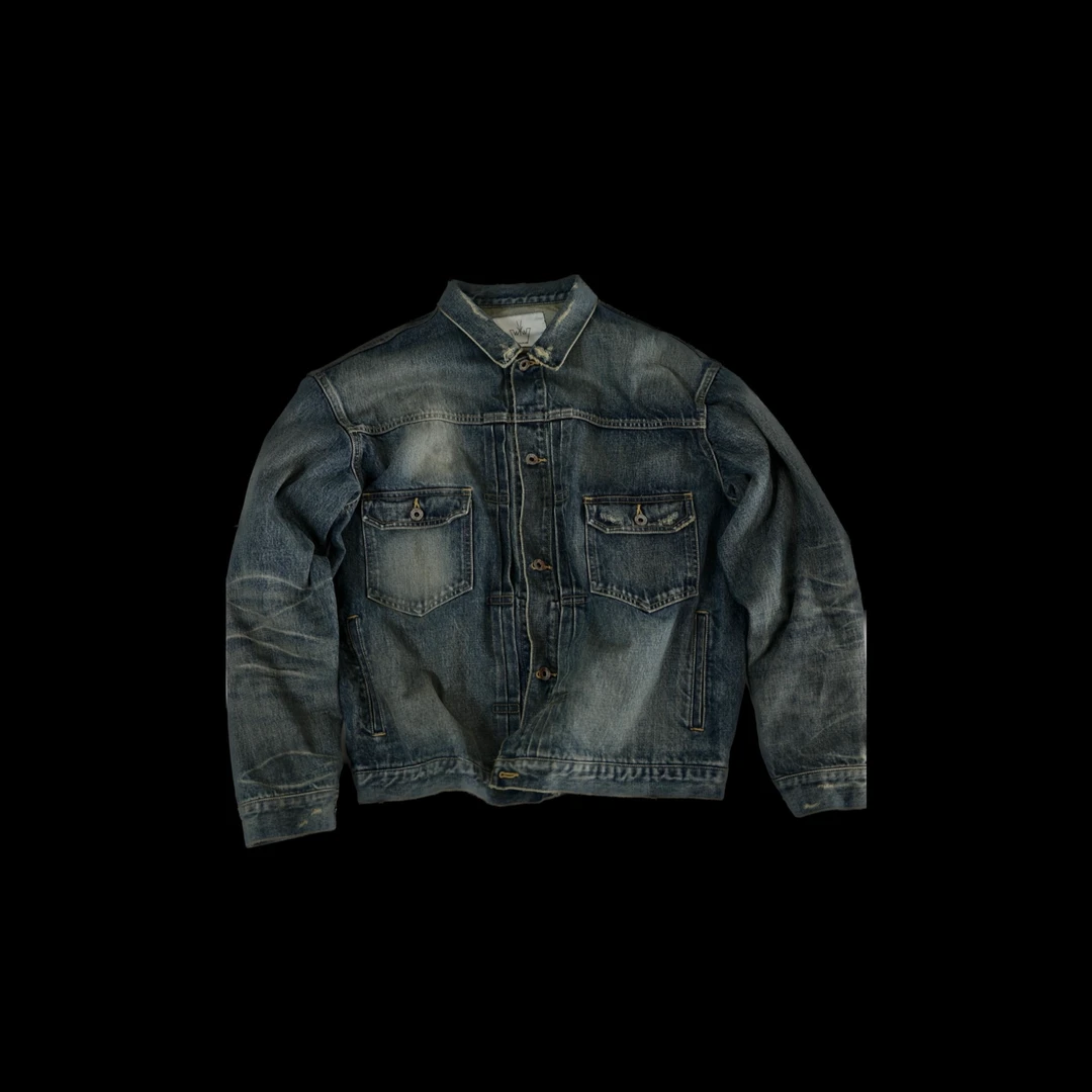 KW7 ARCHIVE 24SS JP03 全日产二代水洗破坏牛仔夹克