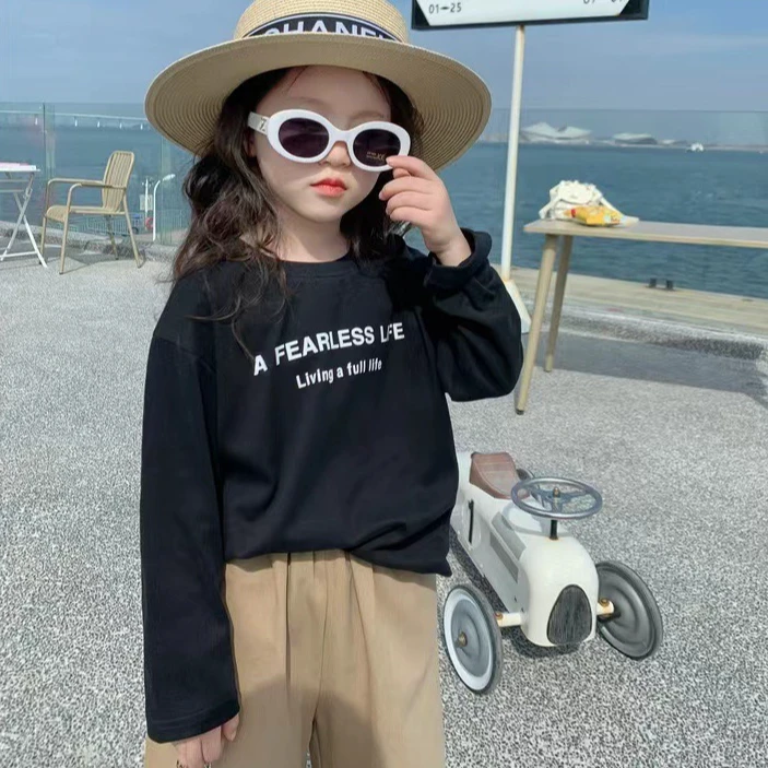 34014童装T恤长袖秋款男童女童