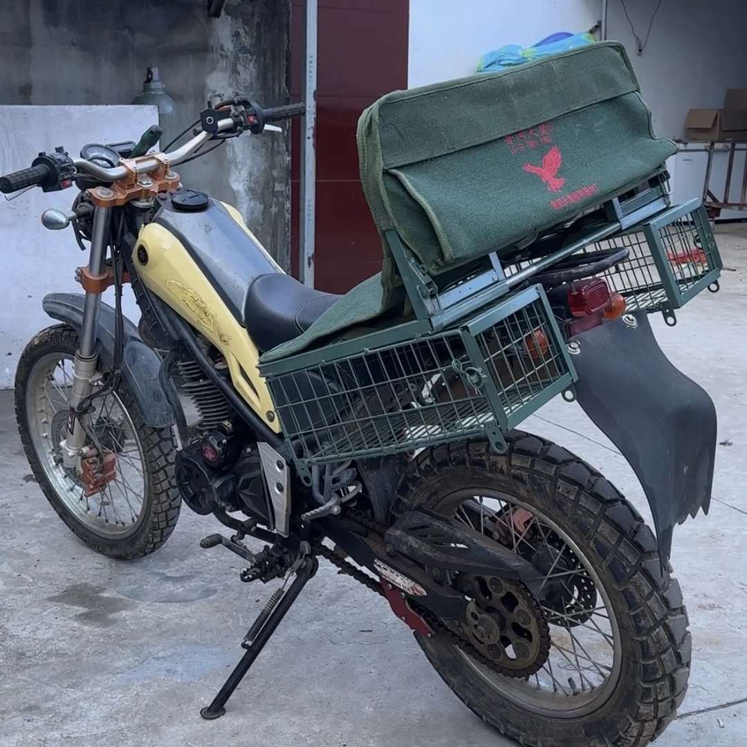 可调节杠宽摩托车驮笼125高赛趴狗笼狗狗车载笼摩托车通用