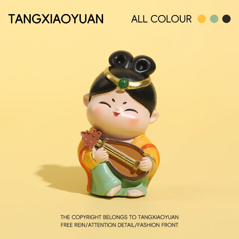 唐小圆敦煌文化摆件桌面装饰品书桌生日礼物女生创意治愈系