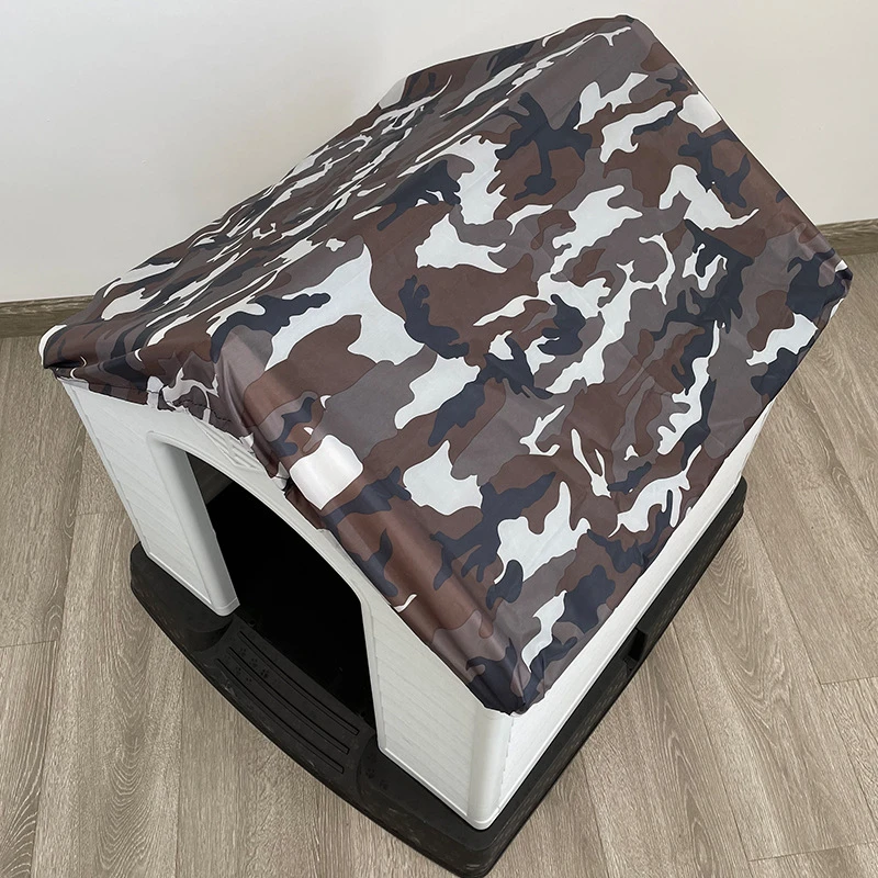 狗窝配套雨布防水防晒迷彩色防雨布户外多规格狗窝屋顶包裹布