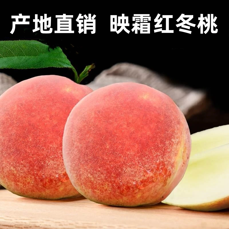 沂蒙山蜜桃 映霜红冬桃新鲜水果2.8-5.2斤桃子香甜美味包赔