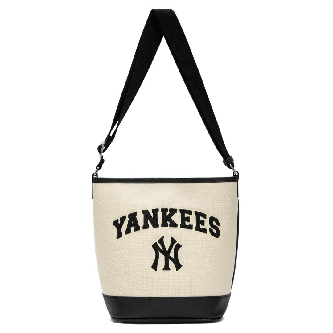MLB时尚潮流单肩百搭复古休闲包经典水桶包3ABMS093N