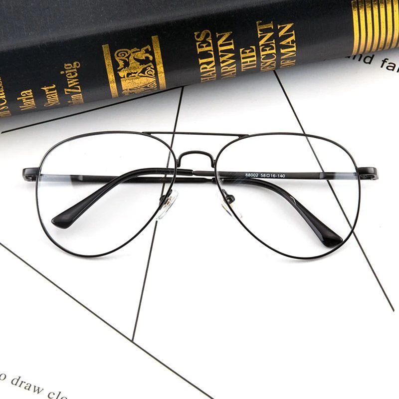 时尚眼镜框男大脸蛤蟆太阳眼镜框平光配近视变色防蓝光眼镜成品潮