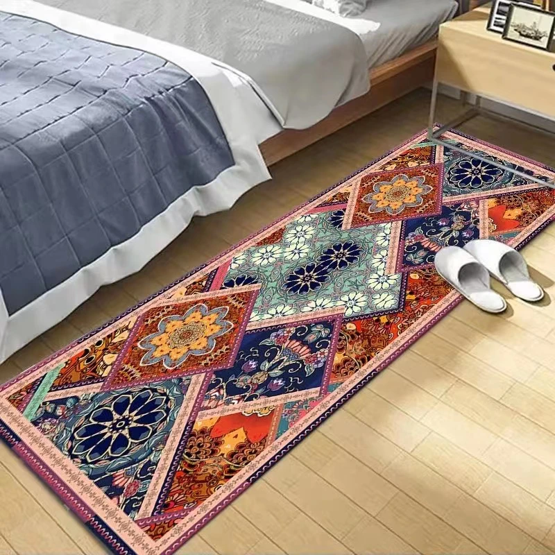 出口土耳其北欧风地毯客厅茶几毯书房毯卧室床边仿羊绒地毯美式