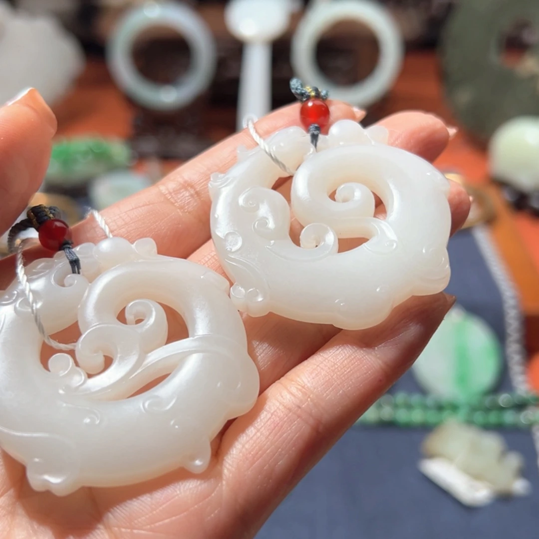 【闪购商品】和田玉衍*和田玉龙凤配