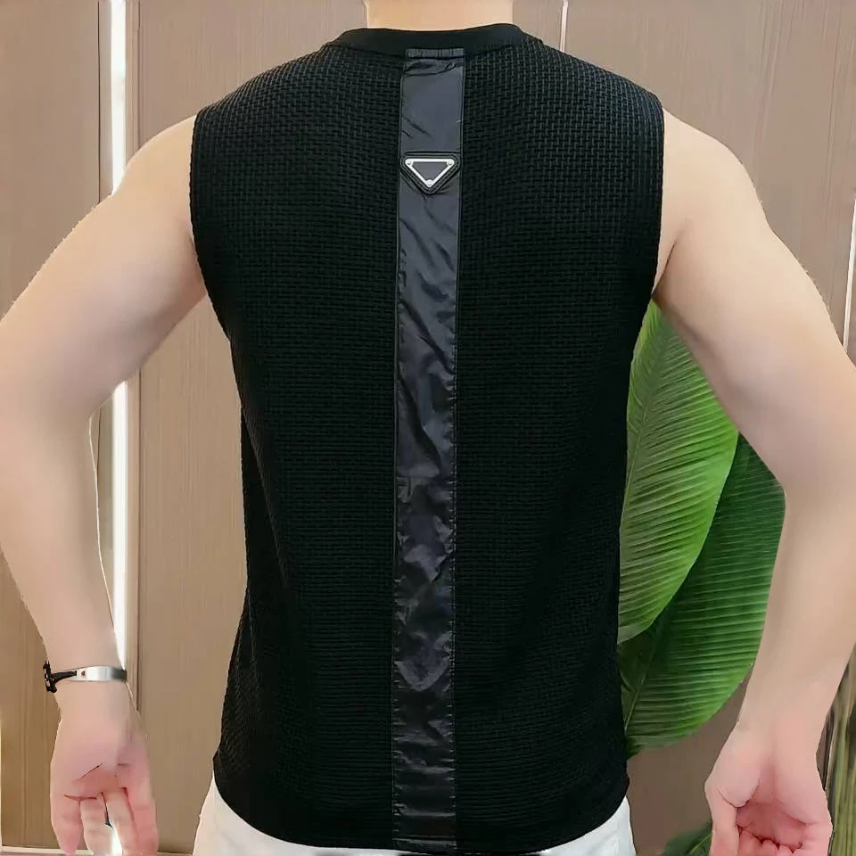 【时尚百搭】2024新款男士运动凉感健身无痕速干无袖休闲透气背心
