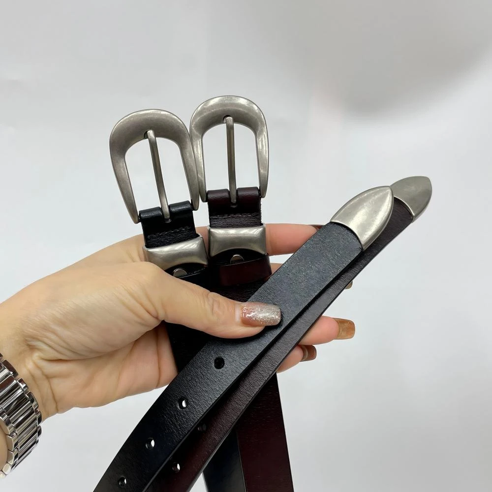 百搭黑色高档休闲时尚真皮腰带复古韩版牛皮皮带