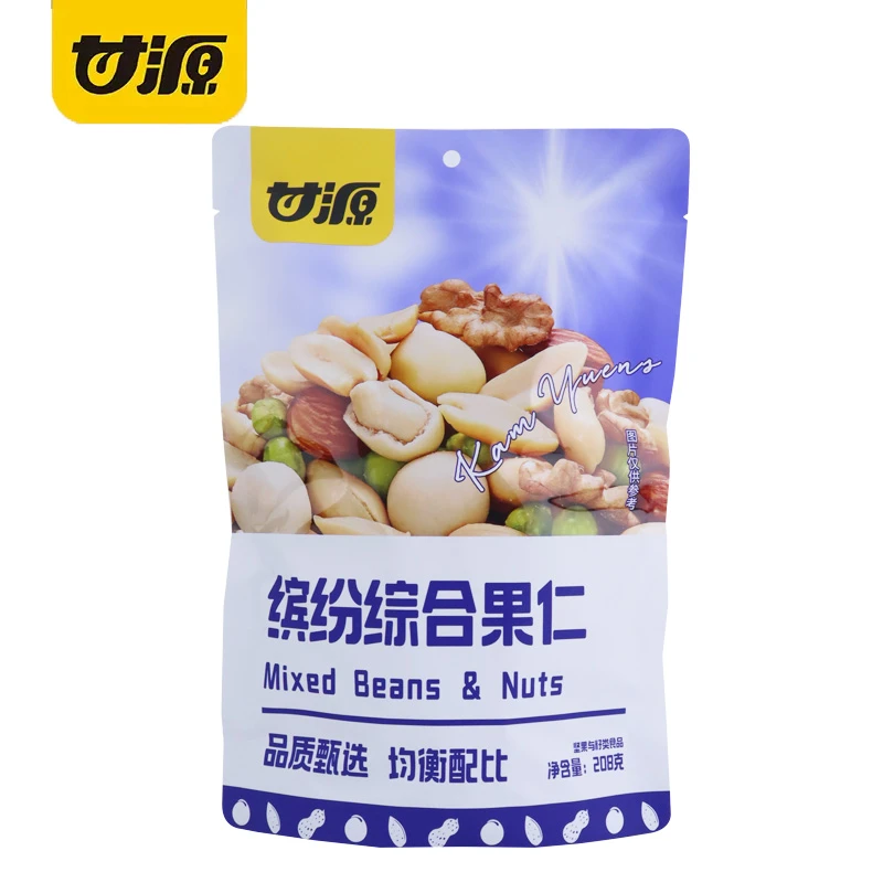 甘源 缤纷综合果仁208g袋 坚果果仁干货休闲零食小吃混合零食袋装