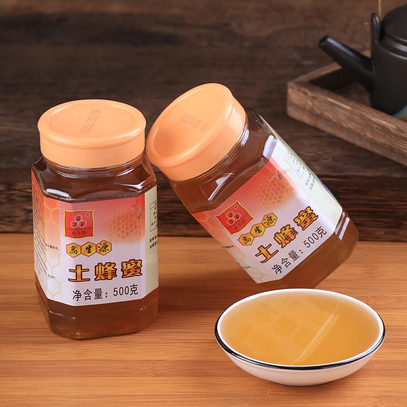 【买一送一】高生源深山天然土蜂蜜一年采集一次自然成熟百花蜜500g