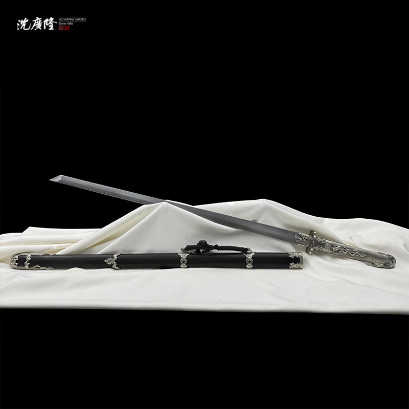 龙泉沈广隆水龙唐刀3.0白铜+4.0水龙 黄铜打包 未开刃