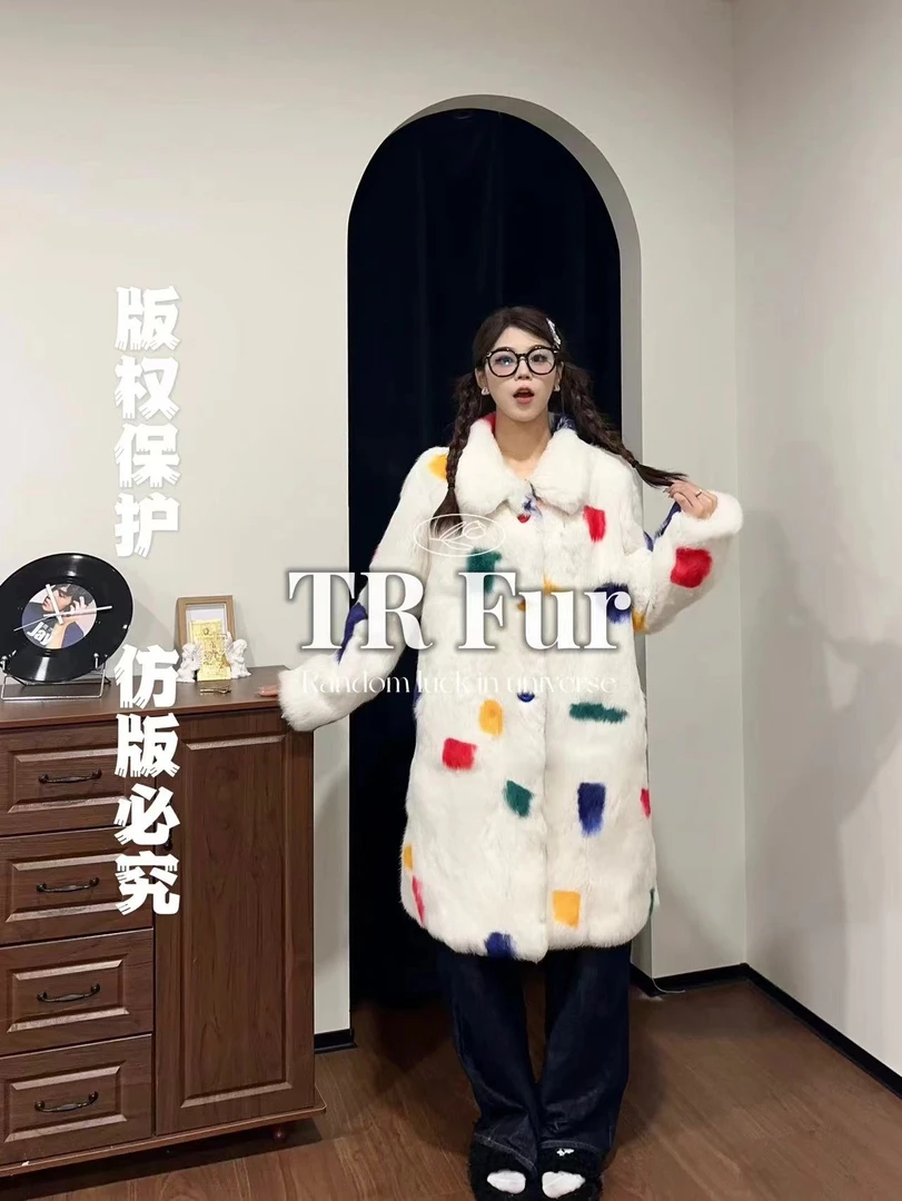 【TR】“涂涂小怪”进口兔毛皮草