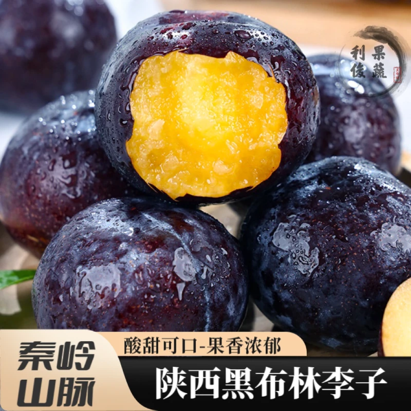 正宗陕西黑布林李子酸甜黄肉玫瑰奈李恐龙蛋水果整箱新鲜现摘