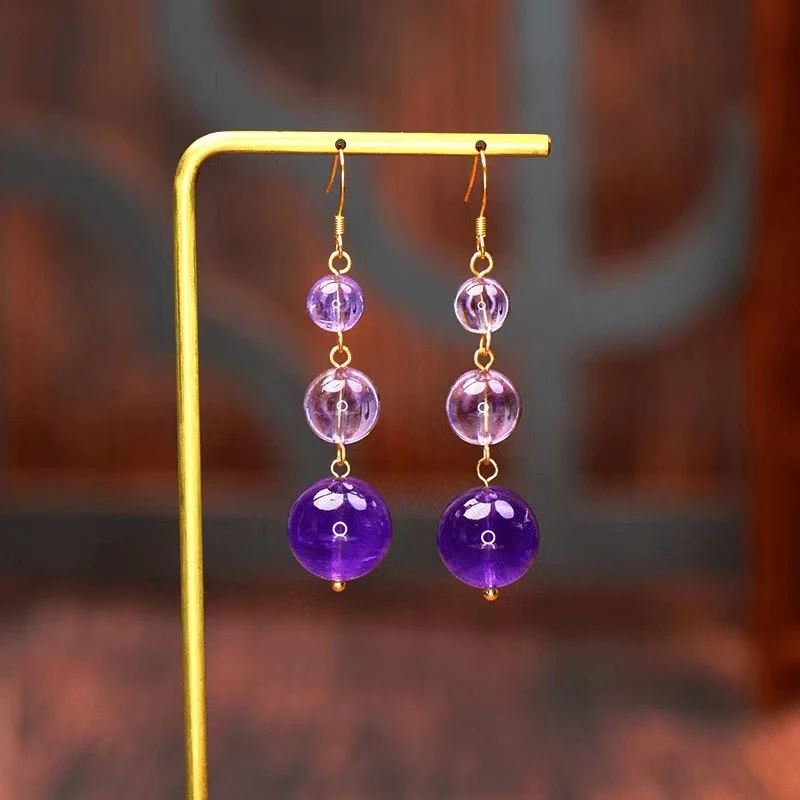 【缅玉世珍】水晶耳饰【3819MM】