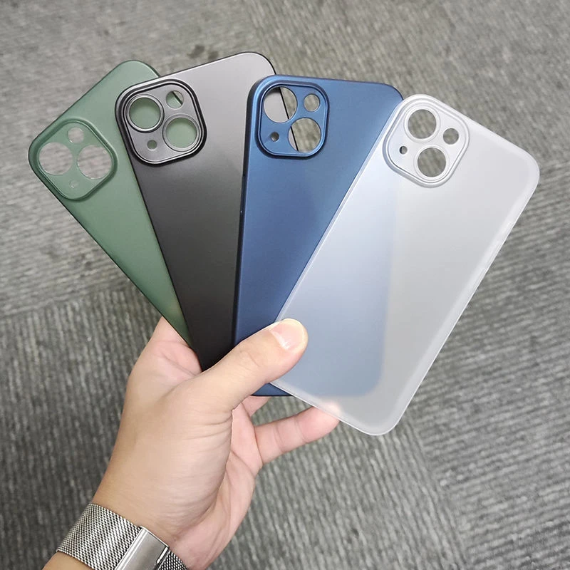 超薄PP苹果13手机壳iPhone11磨砂14pro硬壳xs/xr/7/8plus防指纹