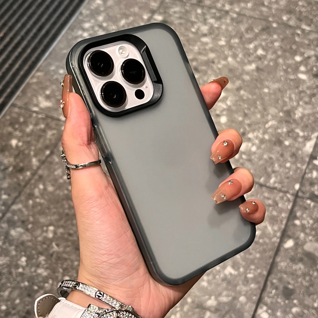 飞虎胜半透磨砂新款大孔适用iPhone15Pro手机壳16苹果14Pro软13套