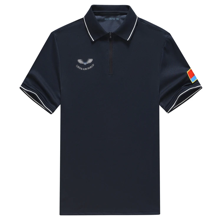 透气速干新款空飞行拉链翻领衫户外休闲辽宁刺绣T恤短袖POLO纪念t