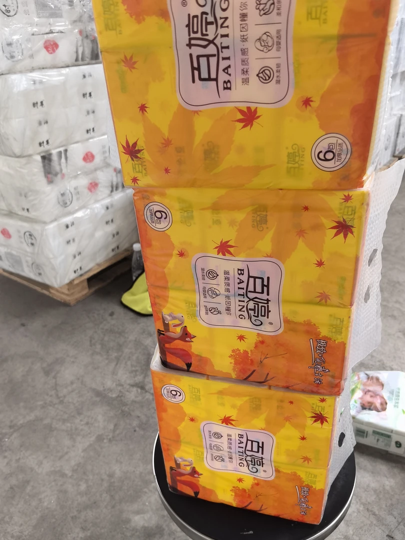 百婷抽纸6连包400张