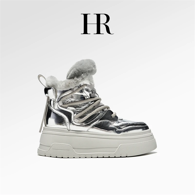HR/赫莲娜【高定系列】2025冬季新款女鞋女鞋秋冬款爆款加绒保暖