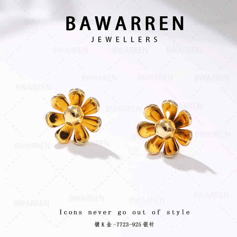 Bawarren 意❤ 7723-精致耳环小众欧美优雅法式长款