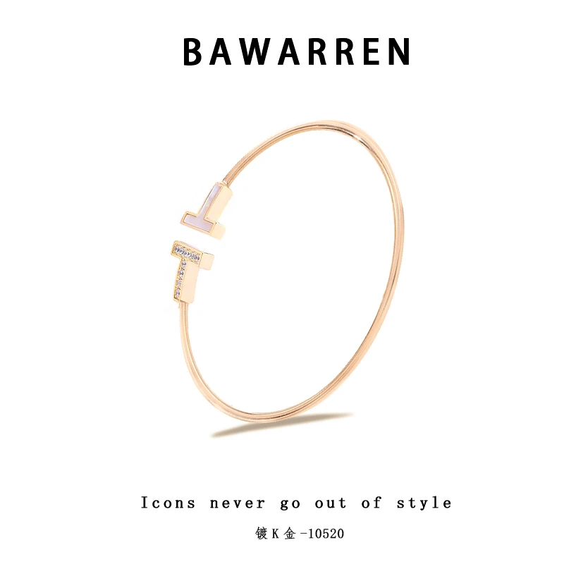 Bawarren 【V金版本】精工CNC 10250-双T轻奢百搭简约