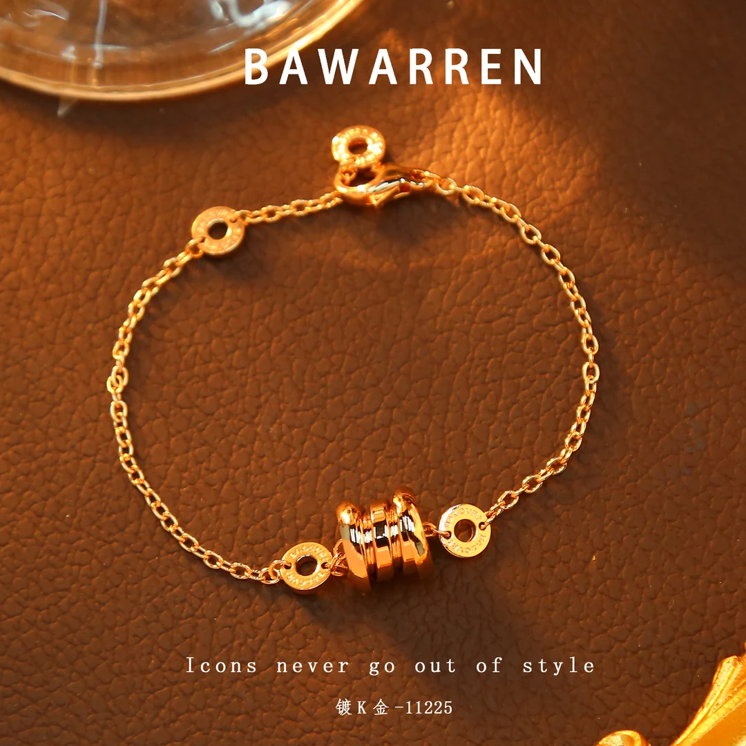 Bawarren 【V金版本 】11225-弹簧手链百搭