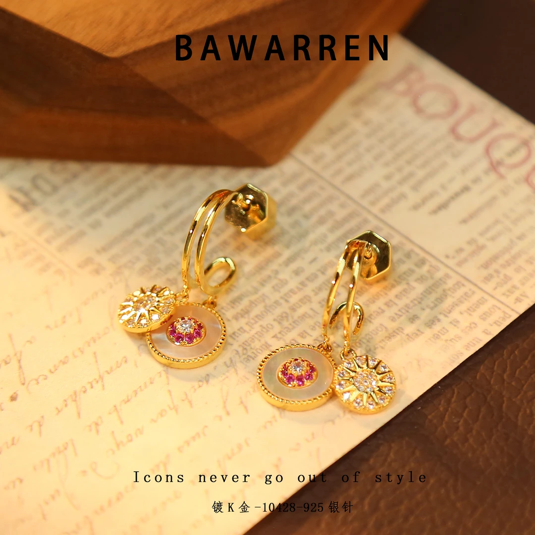 Bawarren 美❤ 10428-耳环时尚经典轻奢气质