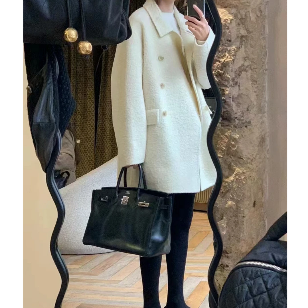 【仅支持48小时退换】东大门新款ounce黄油韩系苏力大衣外套