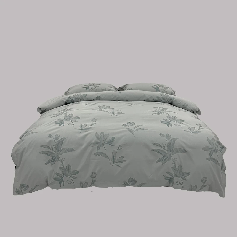 色织棉四件套轻奢高档贡缎提花被套床单枕套被罩欧式双人床上用品