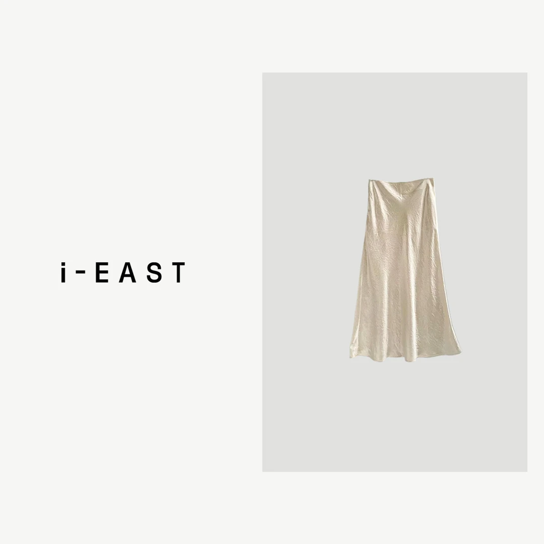 i-EAST 人鱼的秘密~甜美包臀百搭半身裙-4C Q32567