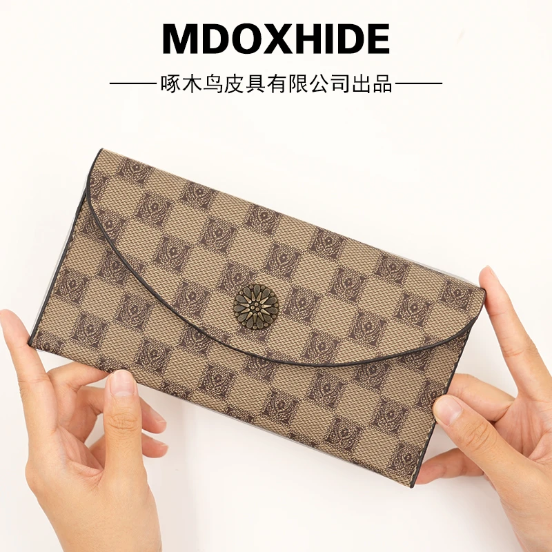 【MDOXHIDE】定制高货品牌同款时尚百搭钱包!w女款轻奢短款女士经典