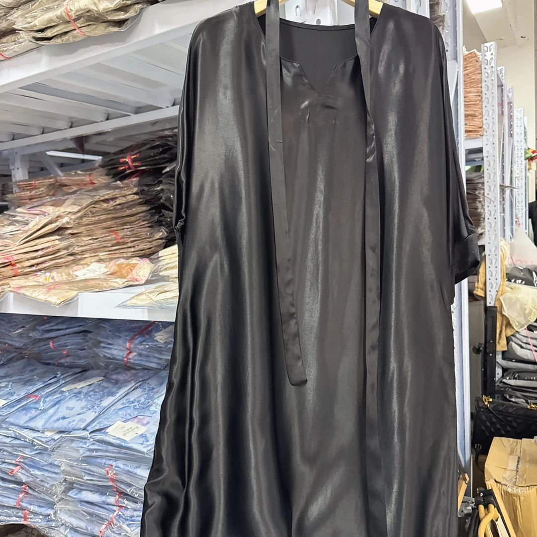 7116款新中式长款连衣裙【油画】