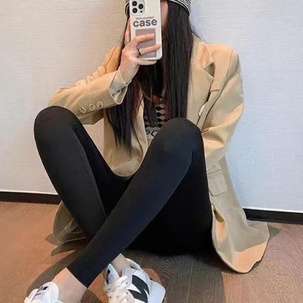 【樱桃小个子】早秋新款收腹高弹提臀塑形打底鲨鱼裤女ZR-K73579