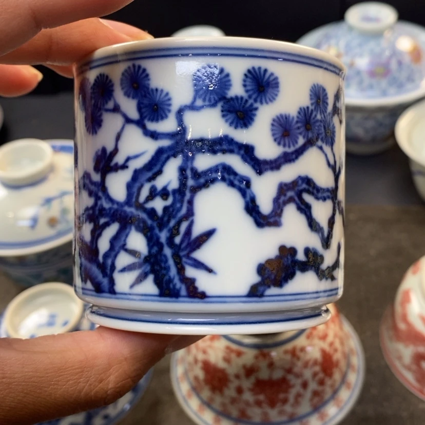 【闪购商品】景德镇青花主人杯