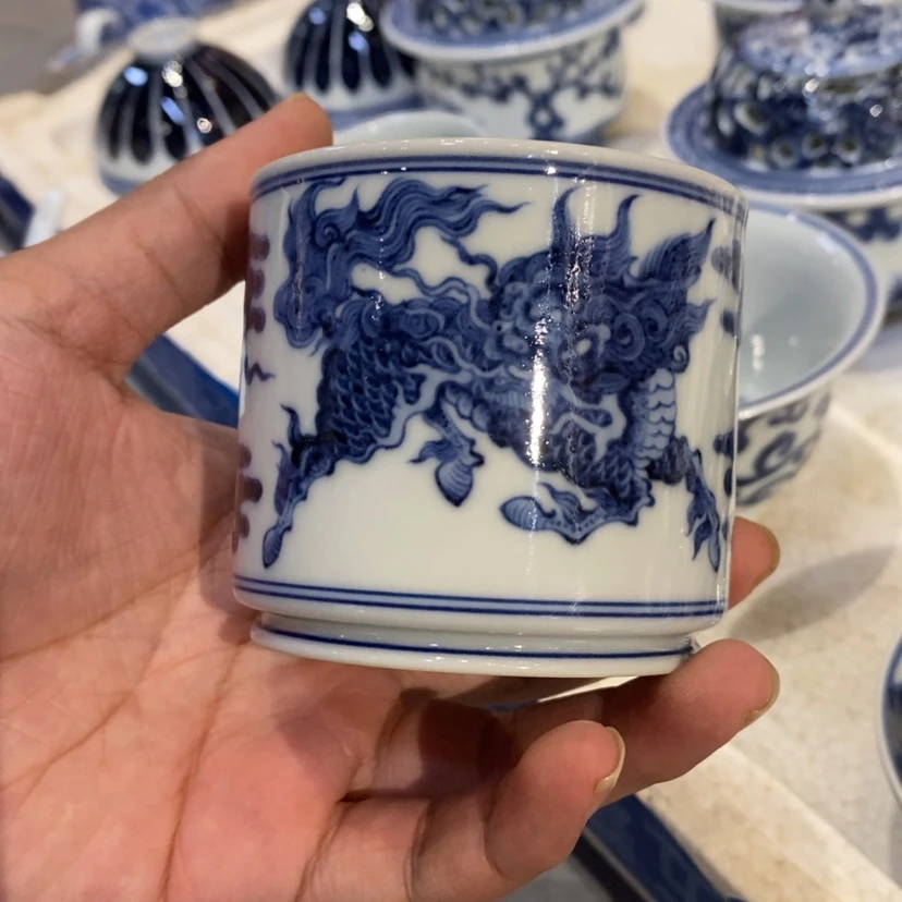 【闪购商品】睿*景德镇青花主人杯