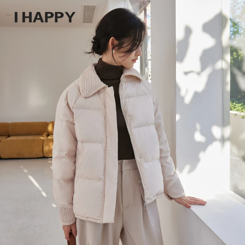 海贝韩版羽绒服女小个子2022冬季新款轻羽绒H3H10AW058