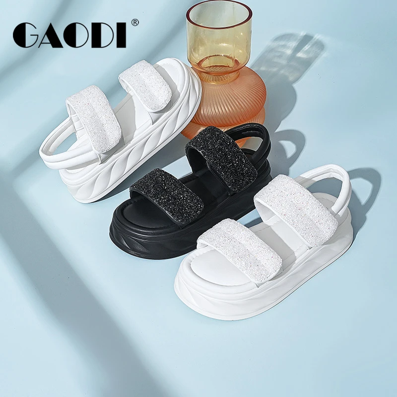 GAODI/高蒂夏季舒适休闲百搭外穿厚底防滑平底凉鞋244986-302