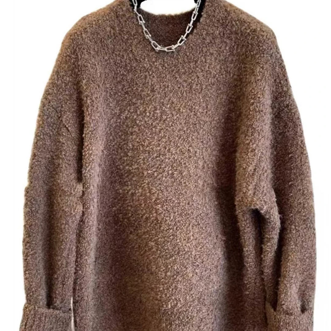 毛衣秋冬百搭时尚外套，套头宽松