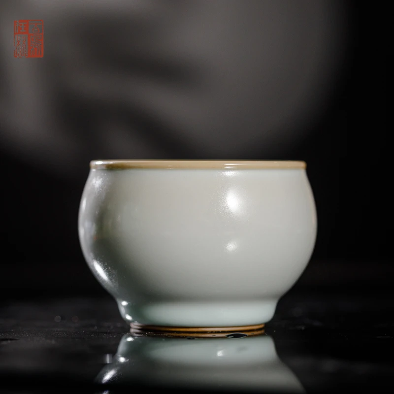 问鼎绪文汝窑玉珑杯