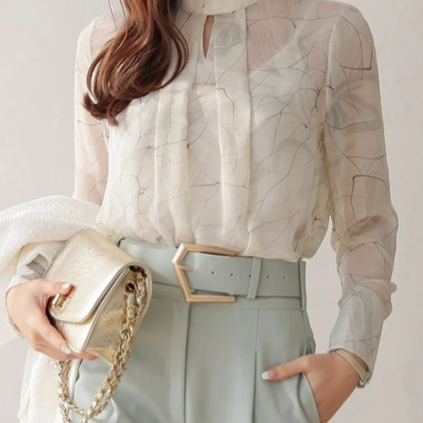 短款夏季时尚印花荷叶边设计感夏款时尚气质小清新高考毕业季