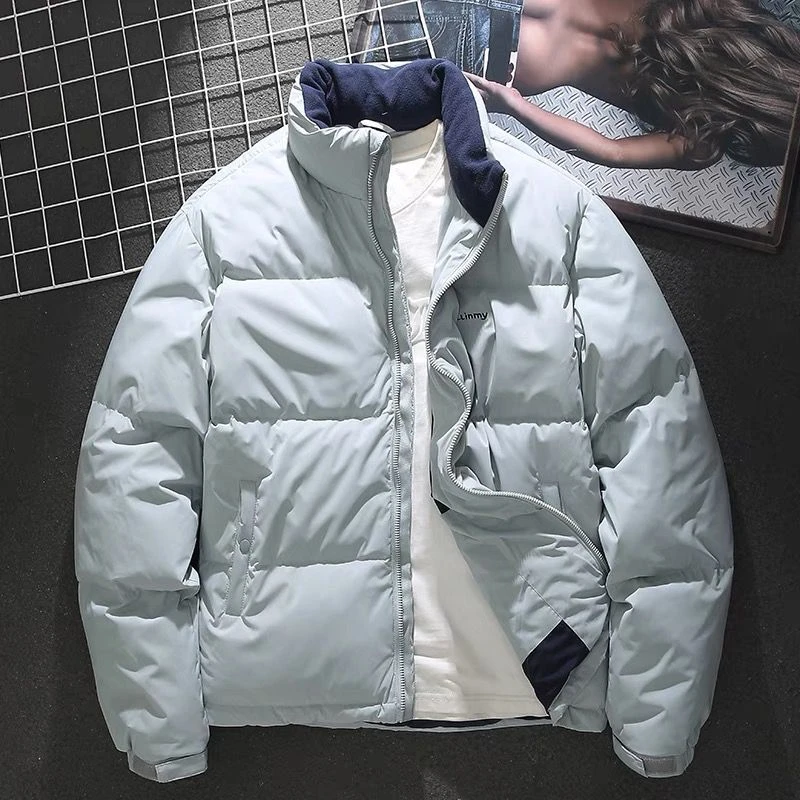 仓石一树宽松立领羽绒服男冬季新款潮流防风加绒加厚保暖外套休闲