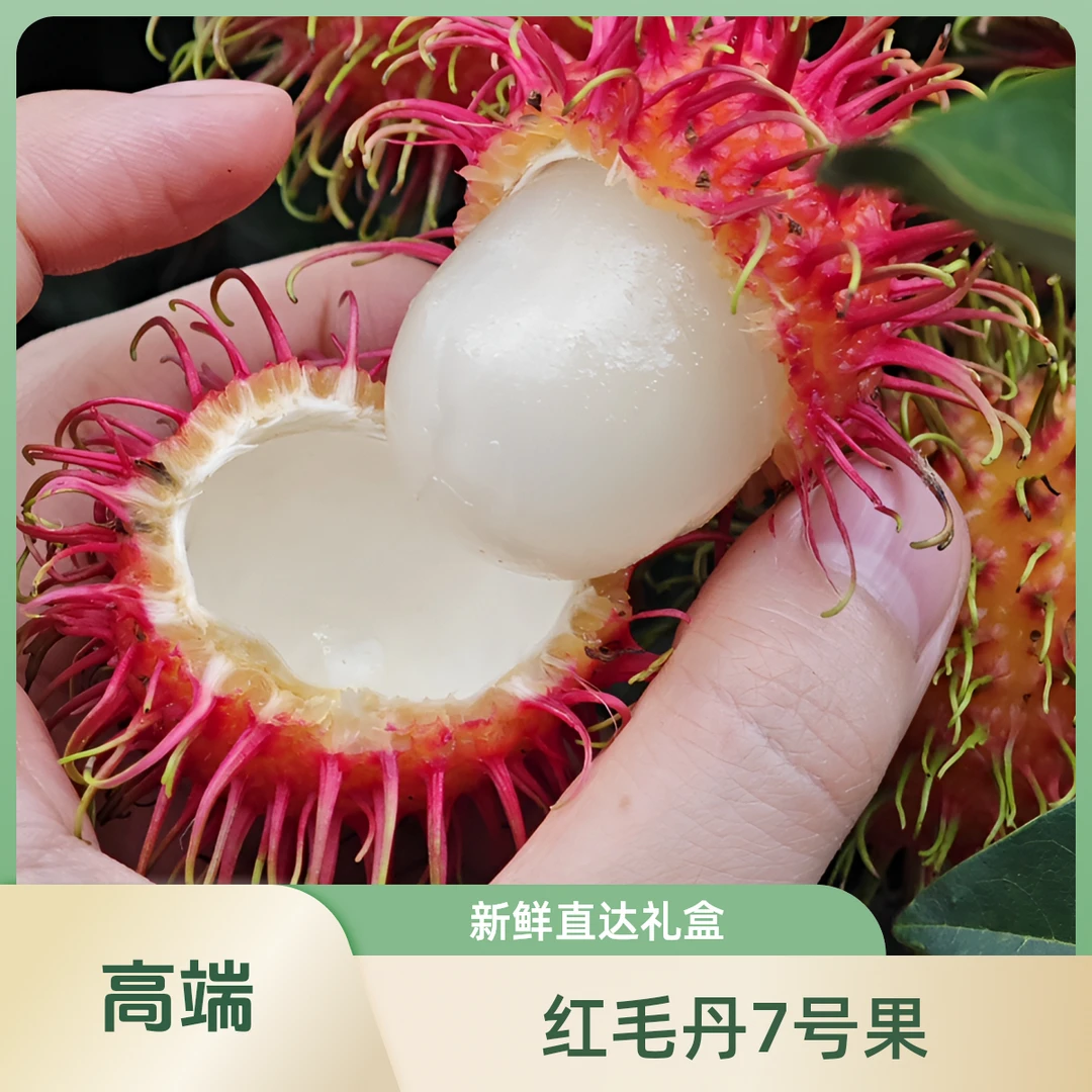 【顺丰空运】红毛丹/毛荔枝/孕妇果礼盒装海南保亭产地顺丰空运直达