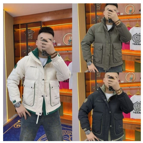 868 立领绿标羽外套 男羽外套冬季男士立领潮男潮流新款