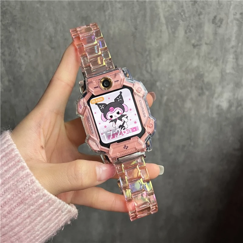 适用小天才电话手表Z8/Z7表带Z6巅峰版Z5透明表链Y03/Z1/Q1A/Z2y