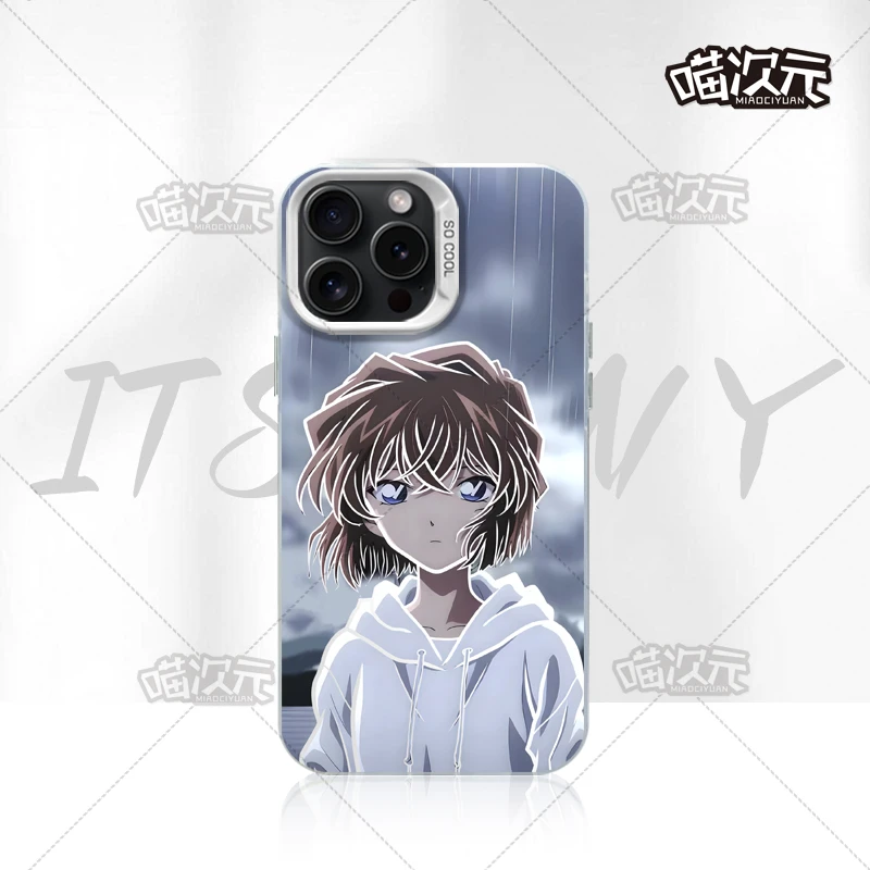 灰原哀新彩银适用创意动漫苹果16华为一加12小米红米手机防摔壳