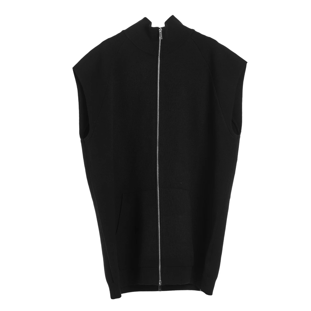 生活主张Advocatelife针织休闲百搭长款无袖轻奢设计马甲HQ342043