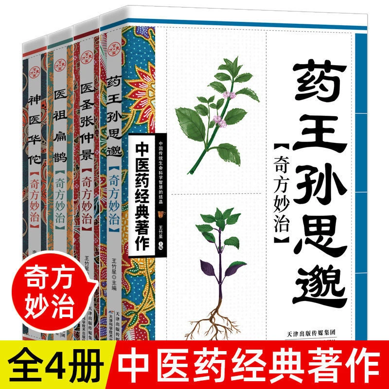 药王孙思邈医圣张仲景医祖扁鹊神医华佗奇方妙治中医基础入门书籍