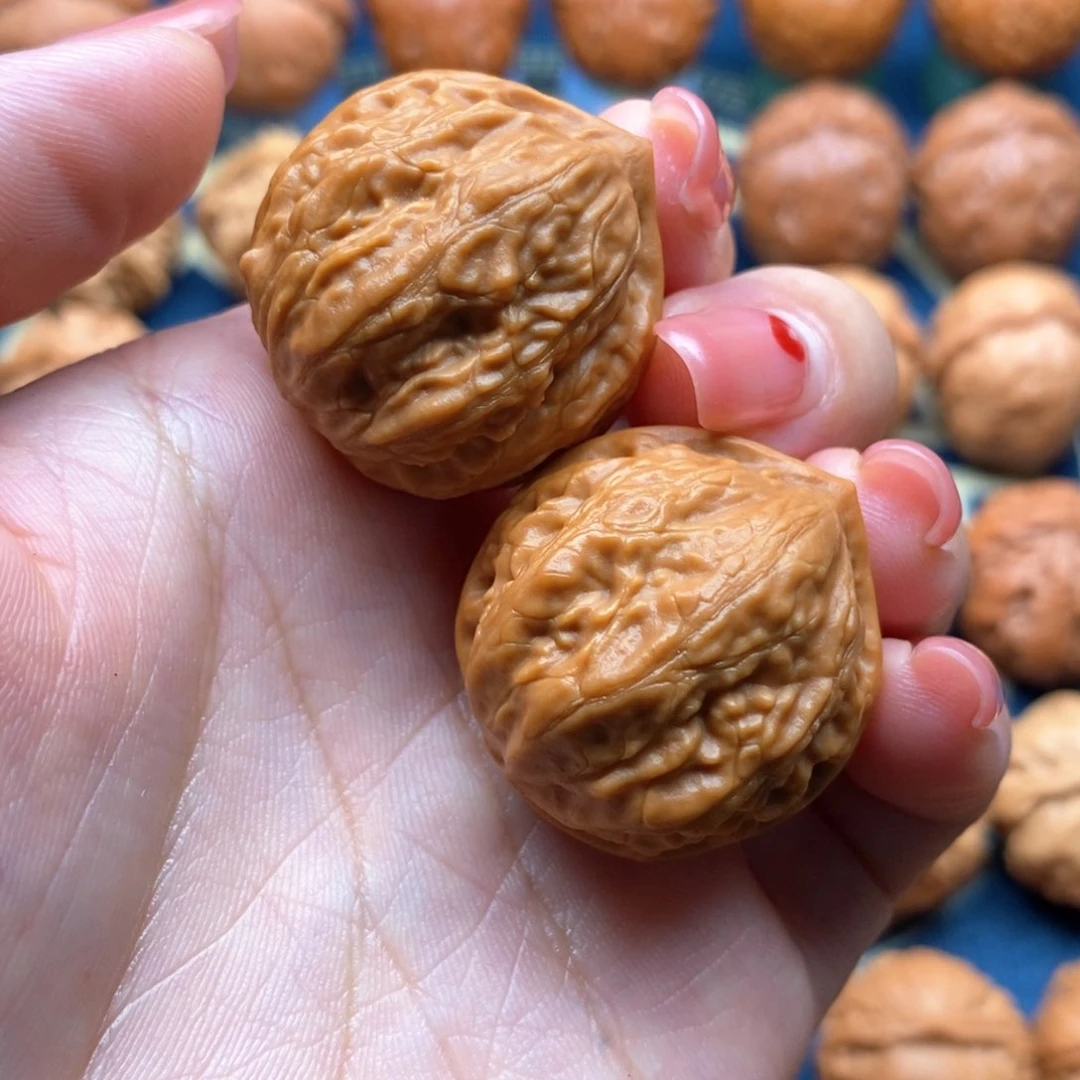 桃核把件精品小手捻