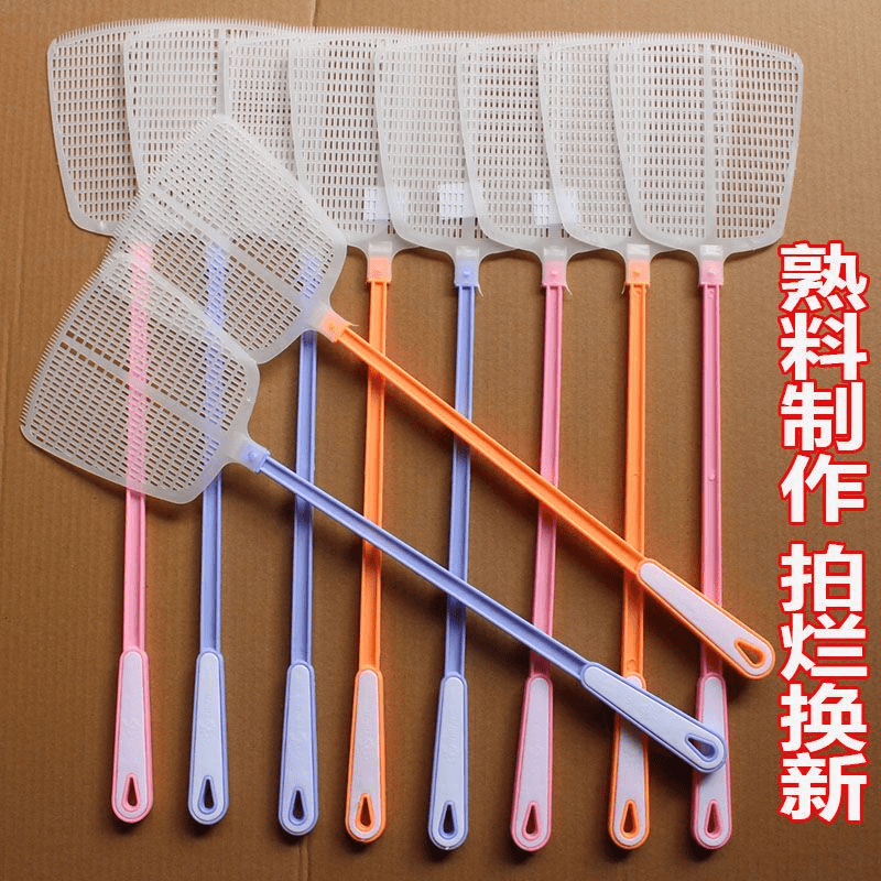 熟胶苍蝇拍打不烂夏季家用塑料软胶加厚长耐用软胶灭蚊虫拍蝇子拍